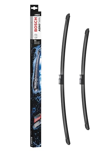 BOSCH 3397118953 AeroTwin OE Replacement Wiper Blades Driver & Passenger Side - Set of 2 (26" & 20") Side Lock 22mm - Image 1