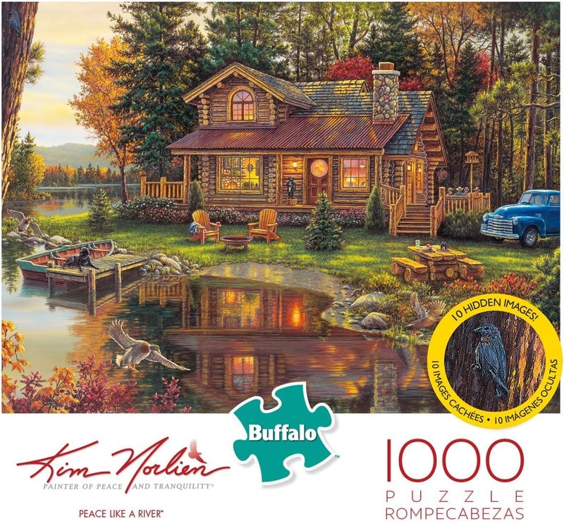 Buffalo Games - Kim Norlien - Peace Like A River - 1000 Piece Jigsaw Puzzle for Adults -Challenging Puzzle Perfect for Game Nights - Finished Size is 26.75 x 19.75 - Image 3