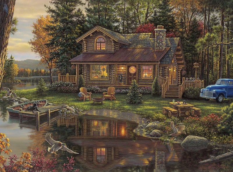 Buffalo Games - Kim Norlien - Peace Like A River - 1000 Piece Jigsaw Puzzle for Adults -Challenging Puzzle Perfect for Game Nights - Finished Size is 26.75 x 19.75 - Image 2