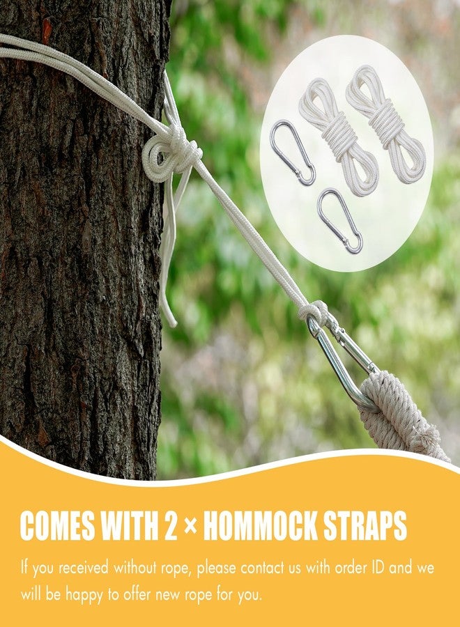INNO STAGE HappyPicnic Double Hammock with 9.8FT2 Rope, Portable 2 Persons Hammock with Carrying Bag- Patio Hammocks Hanging Camping Bed for Patio, Backyard, Porch, Outdoor and Indoor Use - Image 3