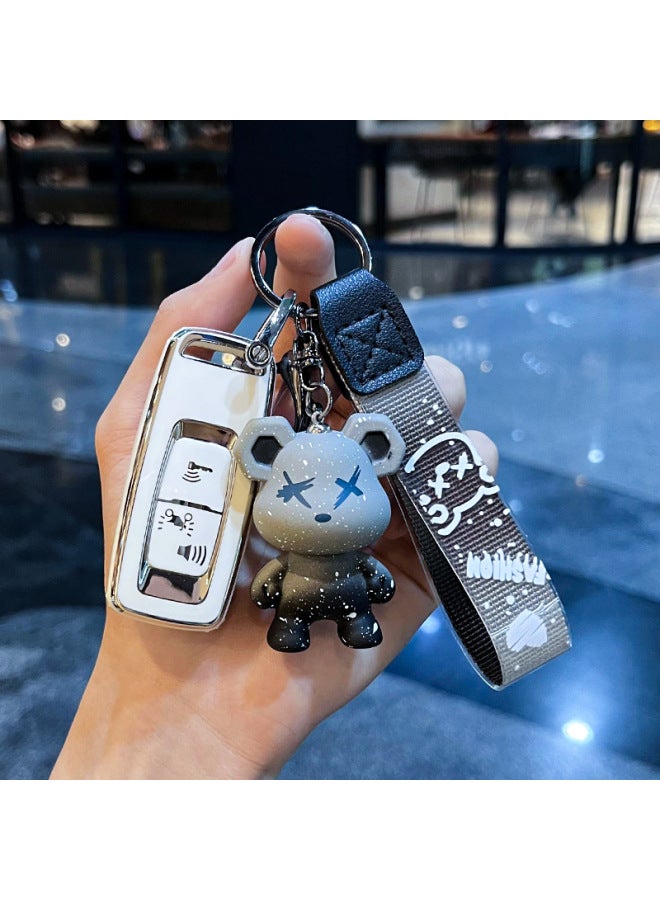 Applicable pictures motorcycle PCX160 key cover click150 lead125 key protection buckle shell - Image 1