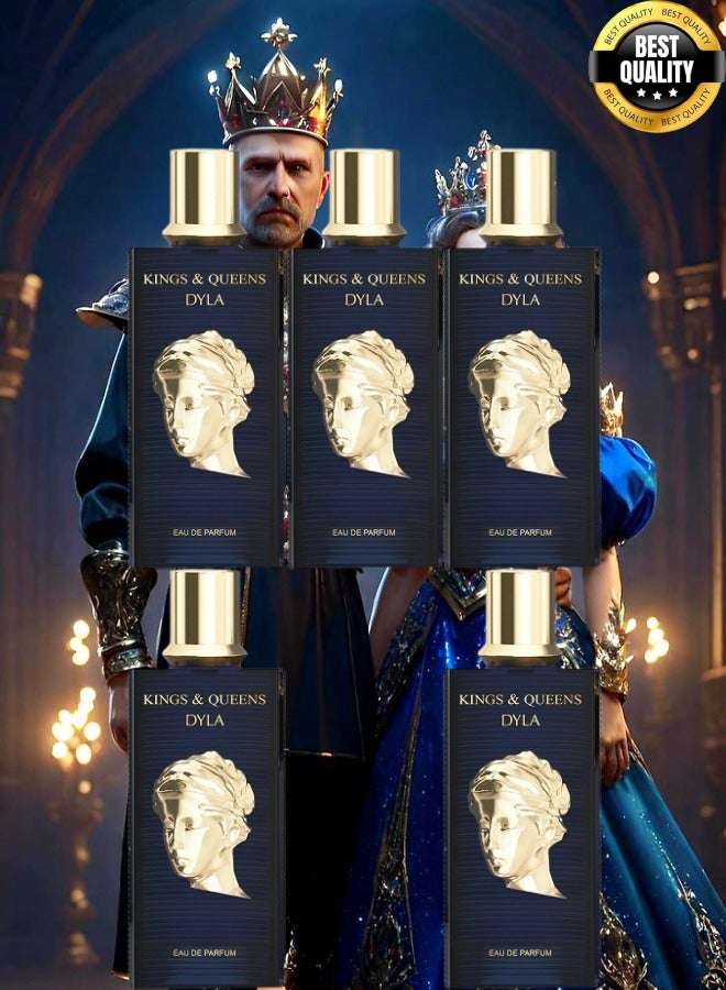 عماران 5 قطع عطر كينج اند كوين ديلا اماران 100 مل - Image 1