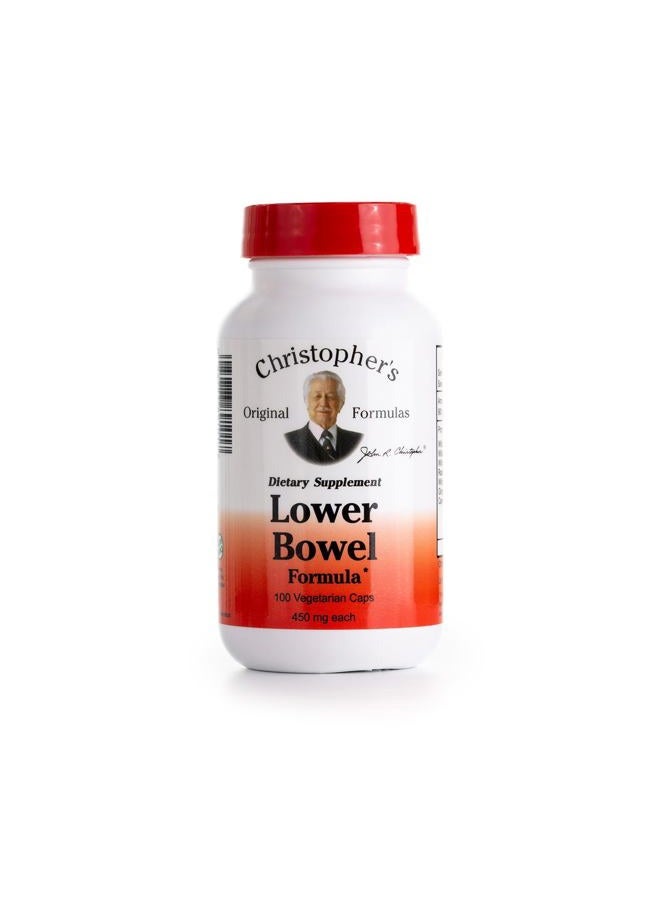 Christopher's Original Formulas Dr. Christopher's Formulas Lower Bowel Formula, 100 Vegicaps - Image 1