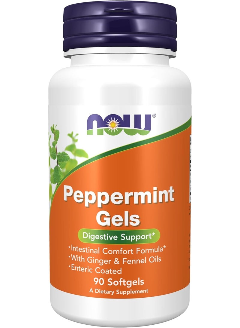 Now Foods Peppermint, 90 Softgels