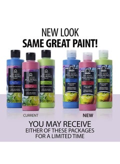 FolkArt Premixed Acrylic Pouring Paint 8 Oz Aqua  - Image 2