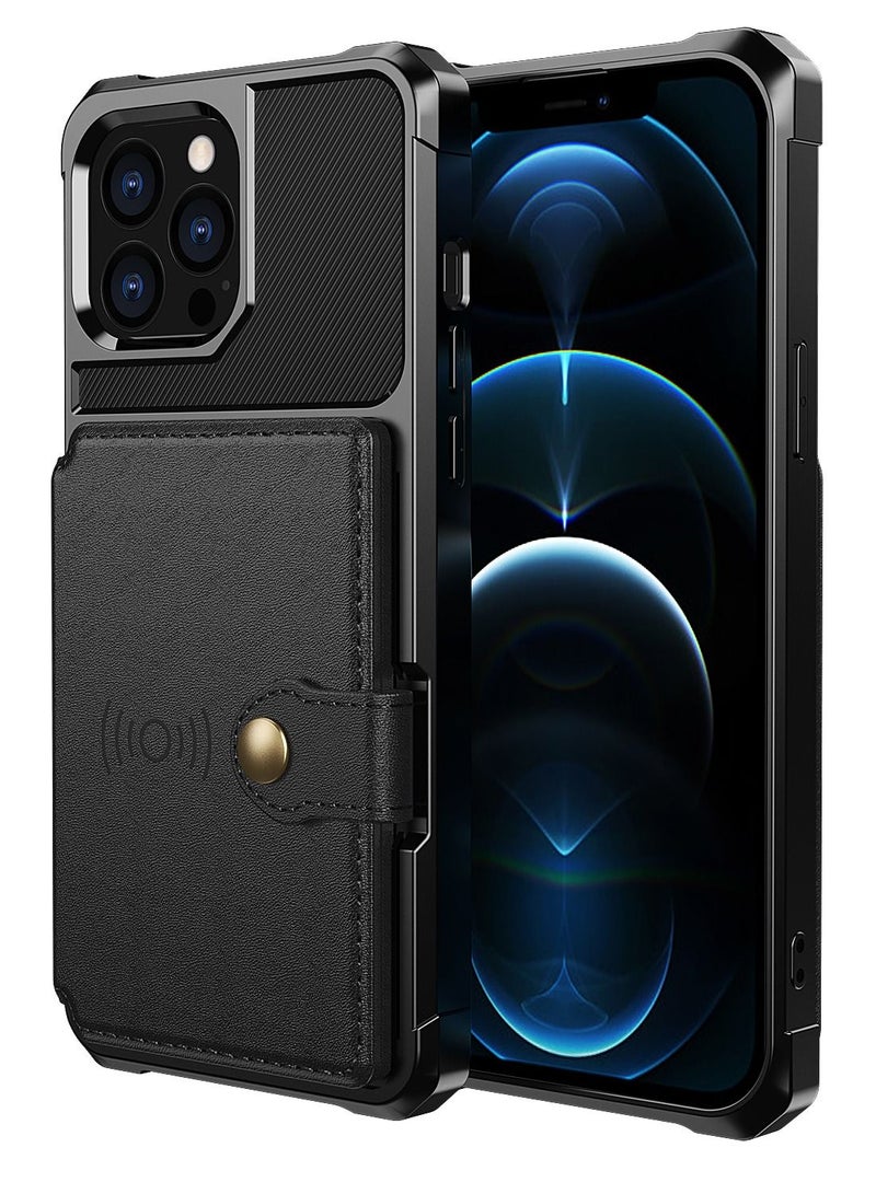 Suteni Leather Protective Back Cover Case Phone Case for iPhone - Image 1