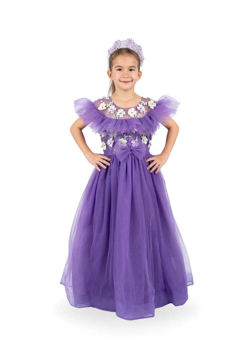 دىدانيالا Premium Collection Ddaniela Flower Purple Dress