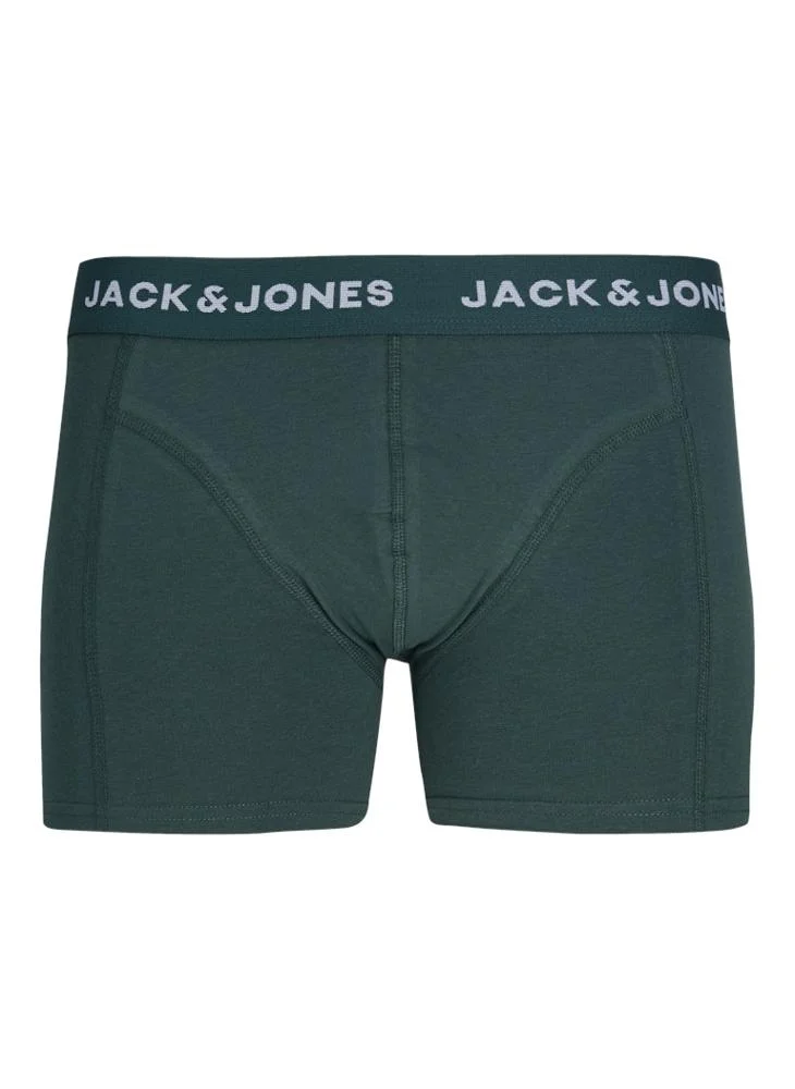 JACK & JONES 7 Pack Solid Trunks