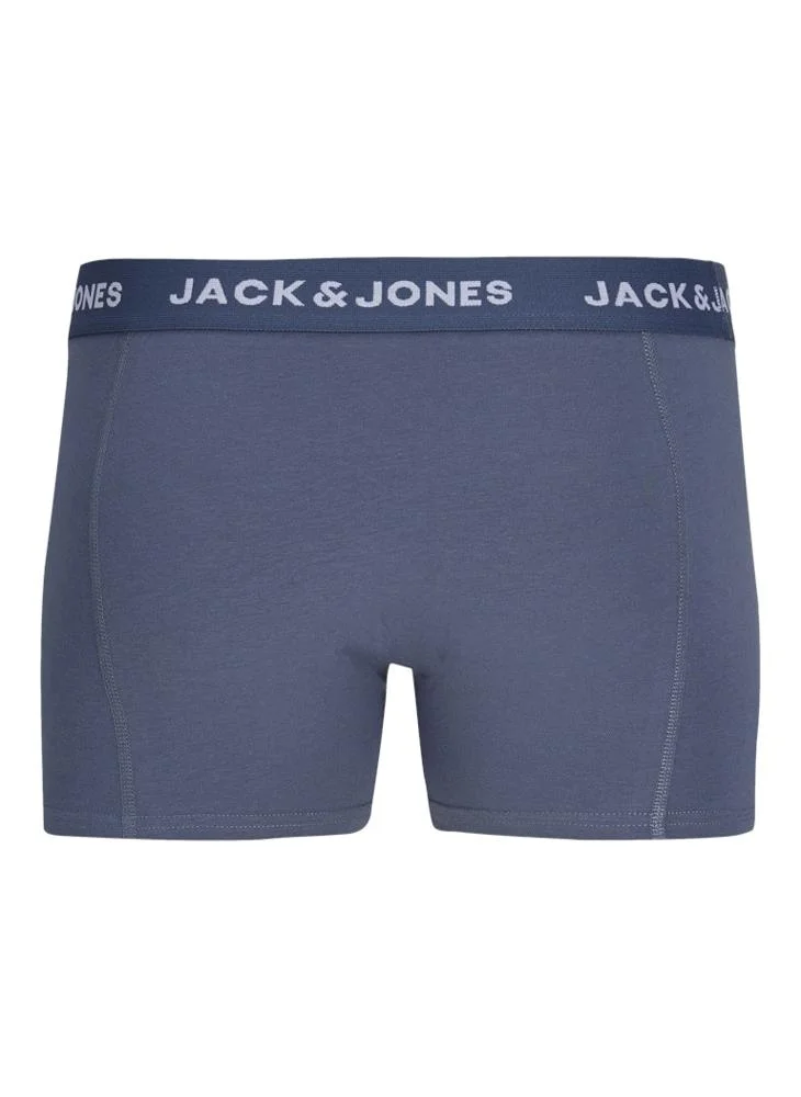 JACK & JONES 7 Pack Solid Trunks