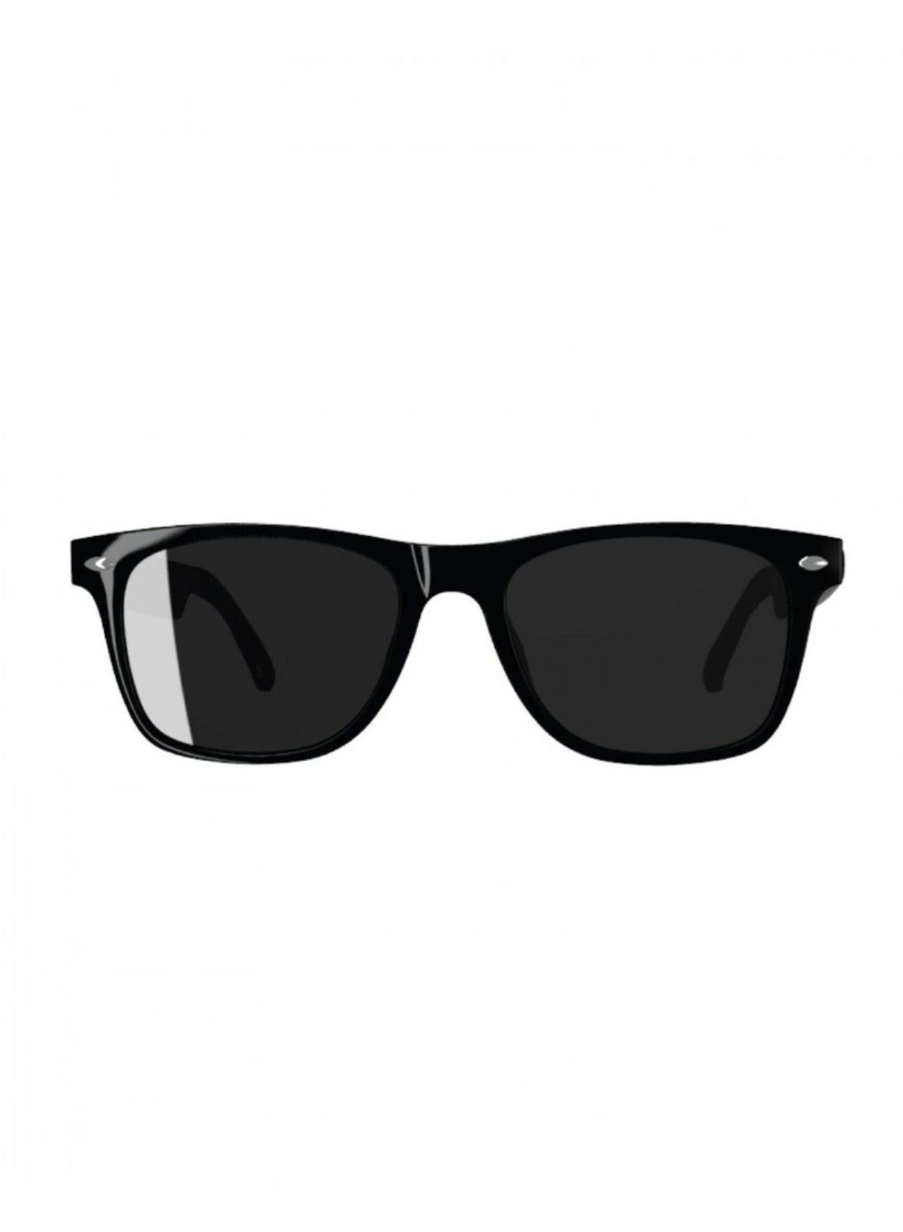 GREEN LION Paris 2 Smart Glass with 4-6 Hours Working Time, Bluetooth Version 5.3, 80mAh Battery Capacity, 15m Bluetooth Range, 180 Hours Standby Time, Magnetic Charger, 1.5 Hours Charging Time, Built-in Microphone, UVA & UVB Protection, Touch Control - Black