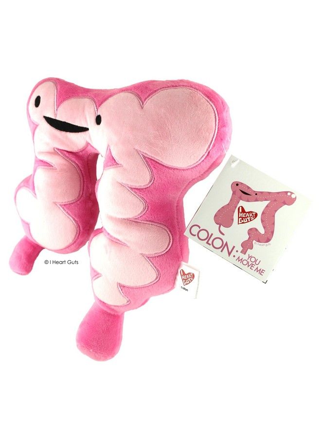 I Heart Guts Colon Plush You Move Me 11" Colon Care Tips With Stuffed Toy - Image 4
