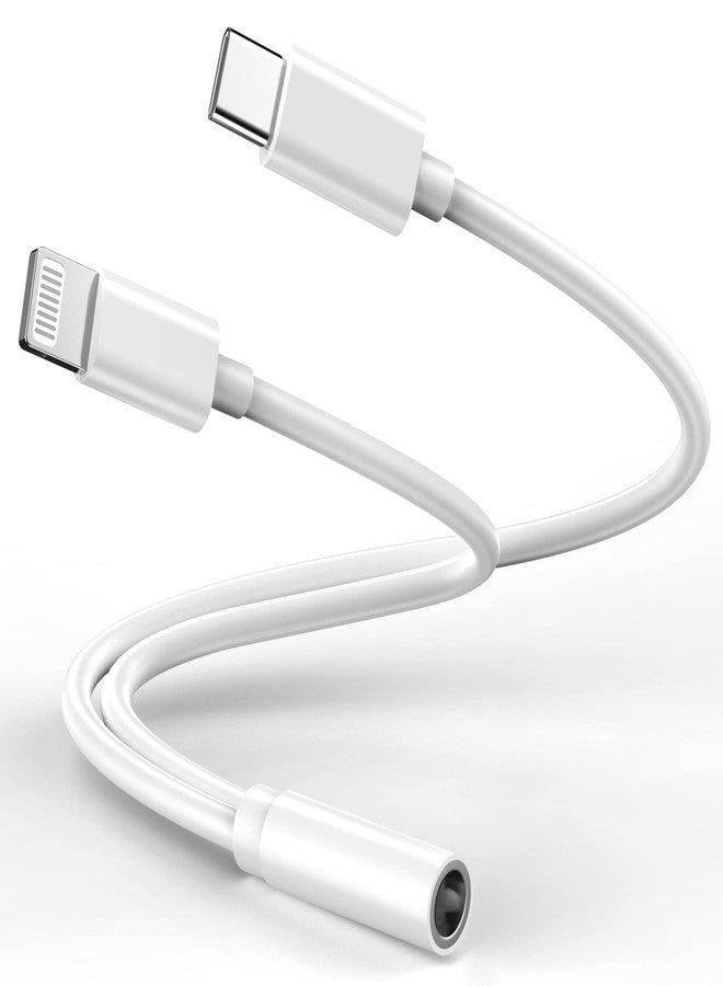 DesofIcon Lightning to 3.5 mm Headphone Jack Adapter,[MFi Certified] iPhone Headphones Aux Audio Dongle+USB Type C to 3.5 mm Jack Female Adapter for iPhone 17 16 15 14 13 Pro Max 12 11 XS XR 8 7 S23 S22 - Image 1