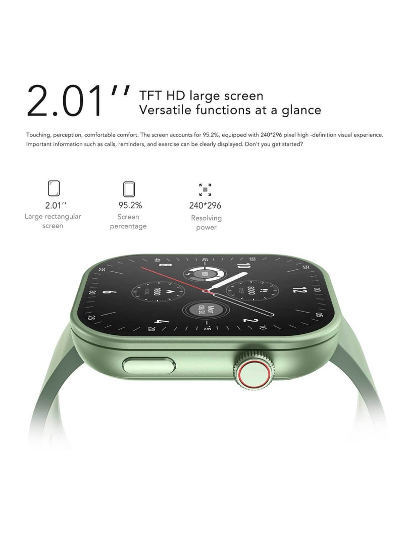ZL84 Smart Bluetooth Call Watch, Waterproof Health Monitoring TFT Sports Bracelet, Magnetic Charging Durable Smart Wrist Watch For Men Women Children, (1pc, Beige) - Image 3
