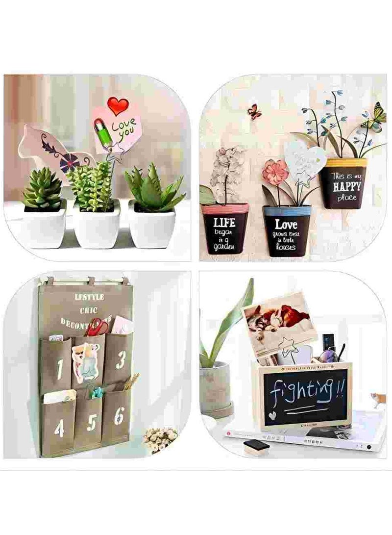 50 Pcs Star-Shaped Metal Clips - Versatile Photo & Memo Holders for DIY Crafts, Silver Color - Image 2