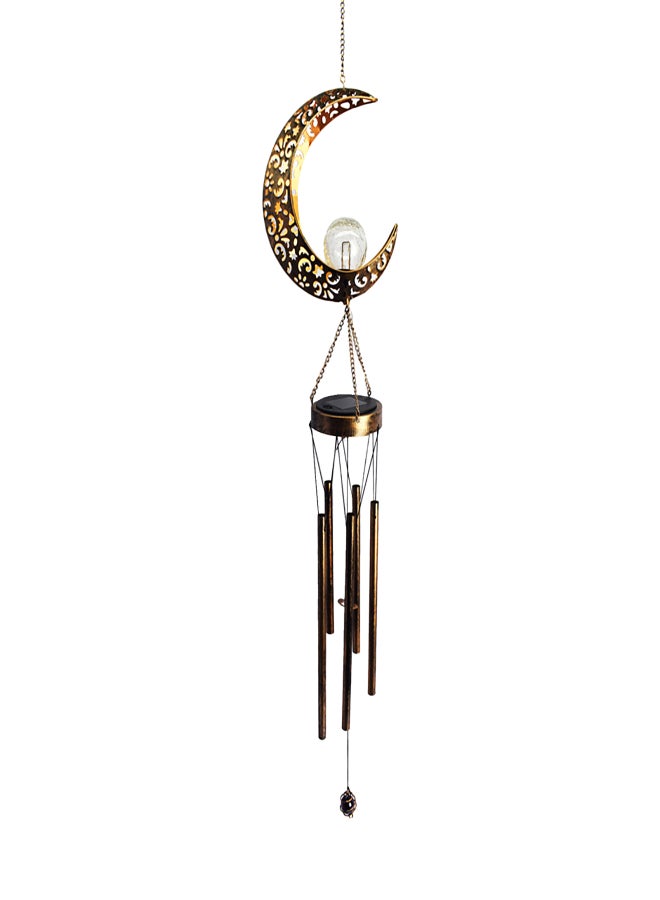 LED Solar Wind Chimes Outdoor Hanging Solar Wind Chimes Warm White Night Light Waterproof Cute Shaped Wind Chime for Garden Patio Yard with Hook - Image 1