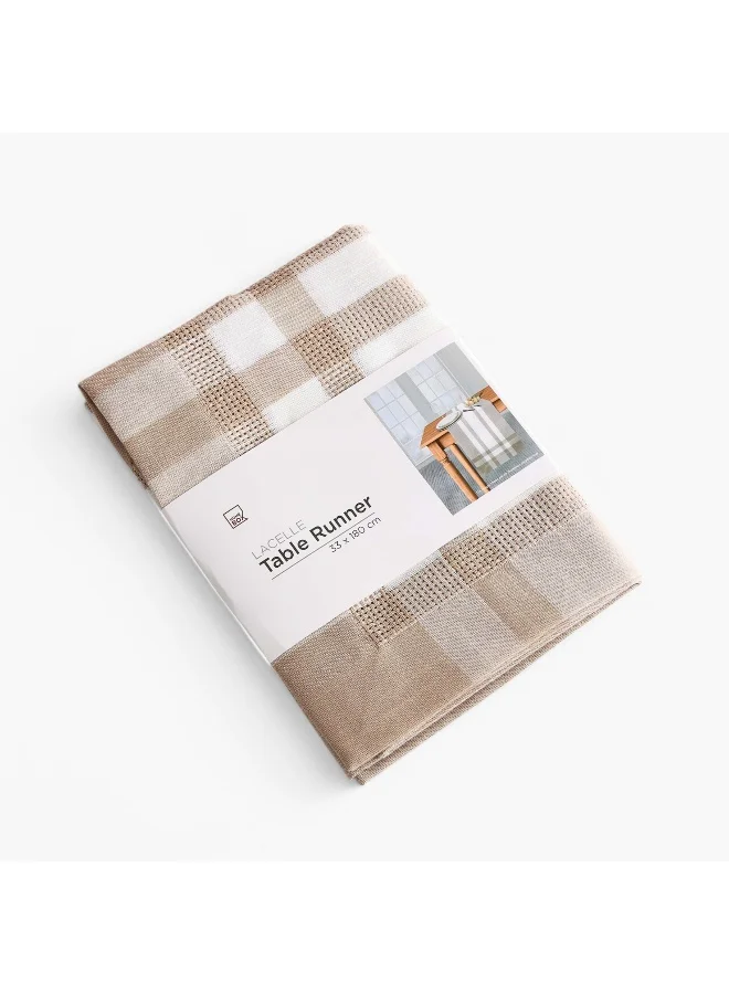 Home Box  Lacelle Linen Look Table Runner - 33x180 cm  | Best Price UAE