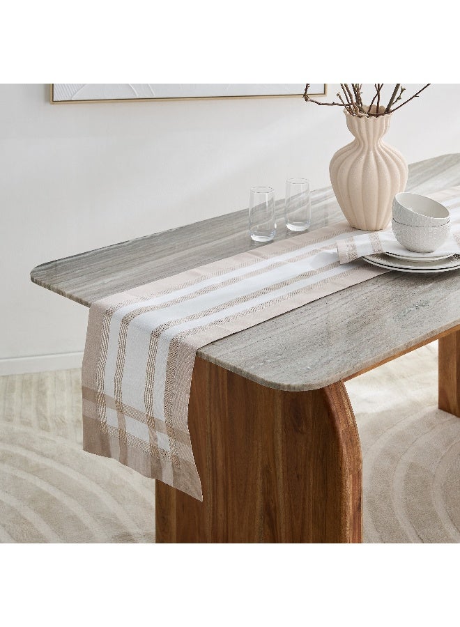 Home Box Lacelle Linen Look Table Runner - 33x180 cm  - Image 1