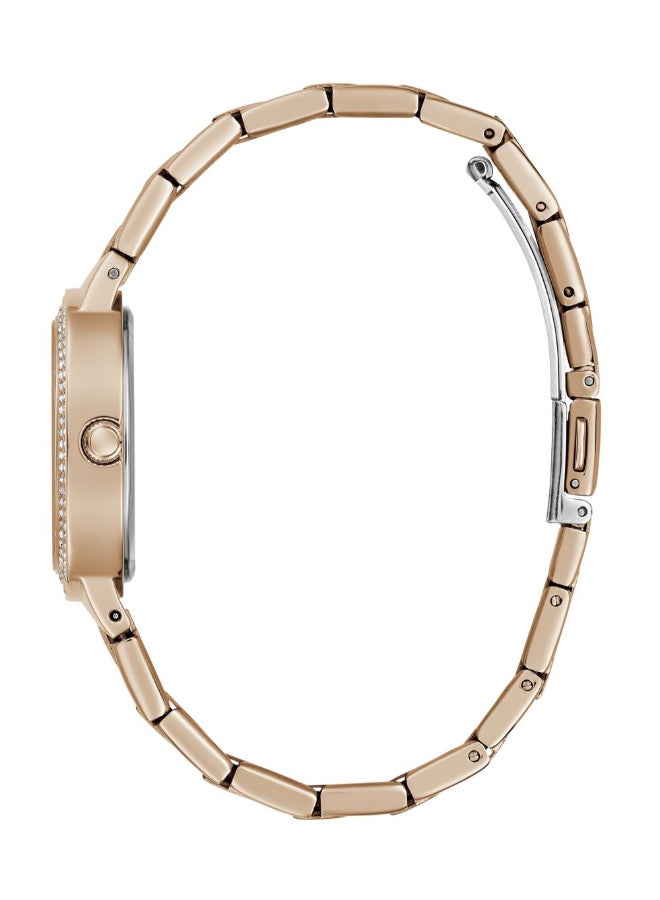 GUESS Rose Gold Tone Stainless Steel Bracelet\Rose Gold Dial\Rose Gold Tone Stainless Steel Case - Image 2