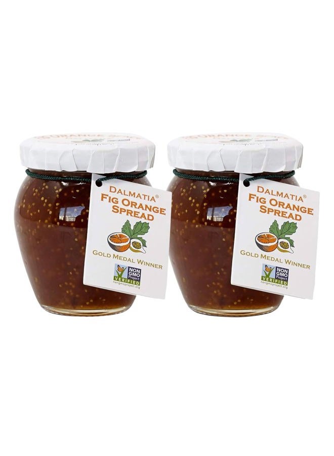 Dalmatia Orange Fig Spread (Pack of 2) 8.5 oz Jars - Image 1
