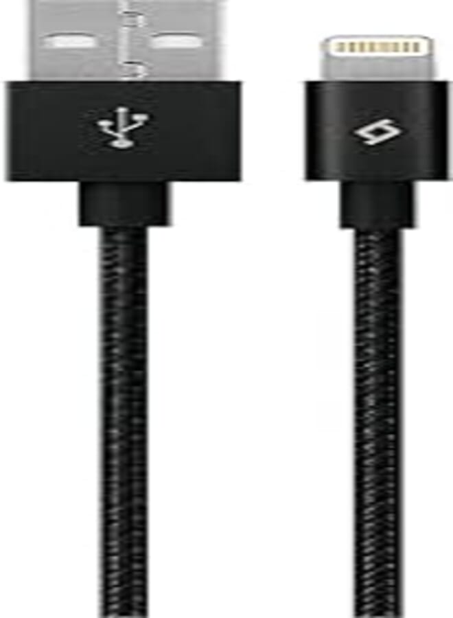 TTEC 2Dkm02S AlumiCable MFI Lightning to USB Data Cable, 120 cm - Black