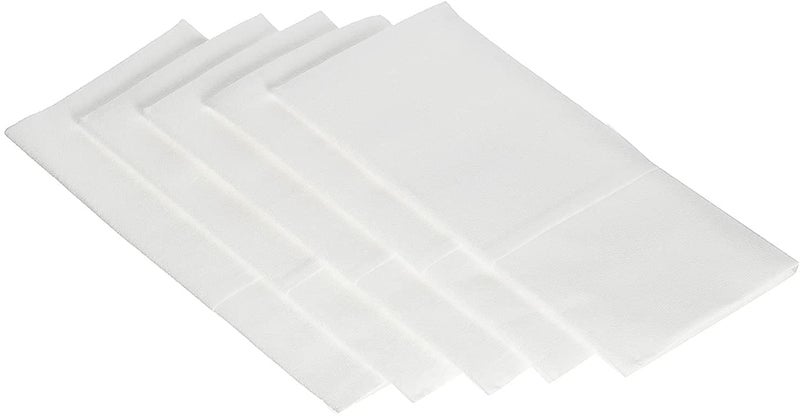 JEBBLAS Disposable Cloth Like Napkins, Built-in Flatware Pocket, Wedding Party Linen Feel White Napkin, Prefolded for Silverware,100 Count - Image 5
