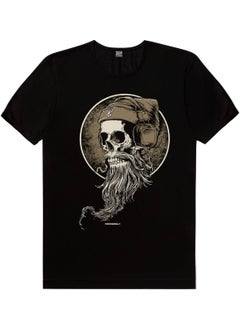 Rock&Roll Spider Skull, Half Skull, Bearded Skull Men's 3-Piece Eco Pack T-Shirt  - Image 3