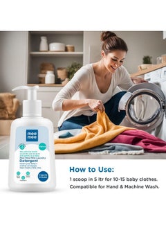 mee mee Baby Liquid Detergent 500 Ml | Ph Balanced, Free From Harsh Chemicals, Safe For Mother'S Hands & Baby'S Skin | Anti-Bacterial, Removes Stains & Odor With One Drop, Hypoallergenic  - Image 5