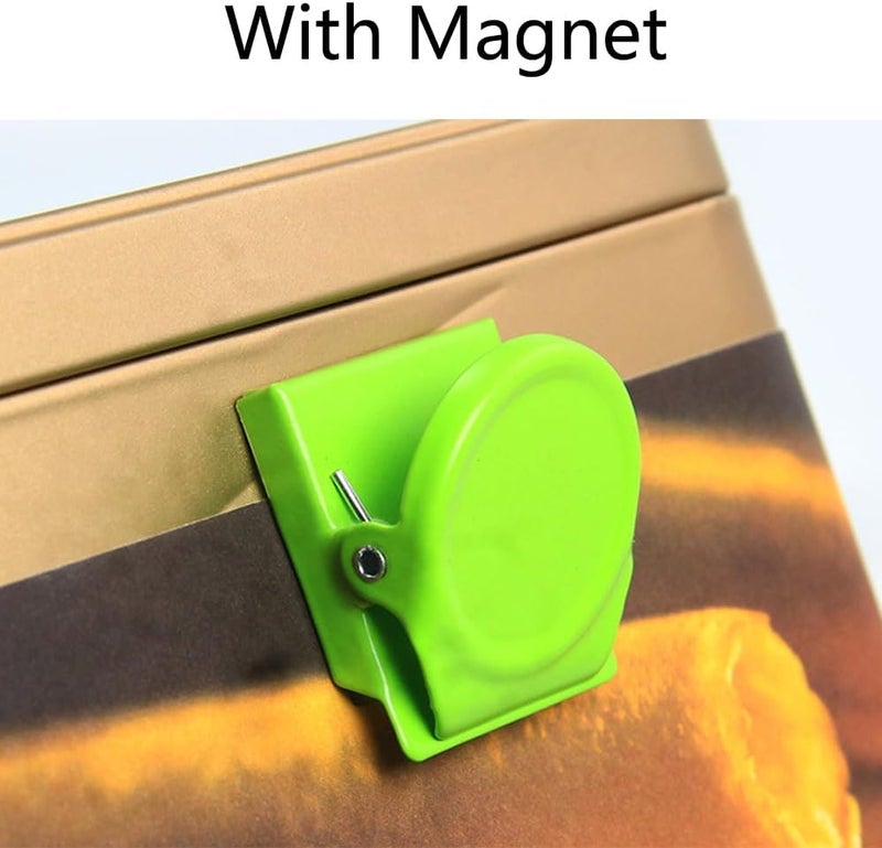 Black Small Magnetic Clip Strong Fridge Magnet Scratch Resistant Whiteboard Magnet for Card, Paper, Poster, Photo, Memo, Calendar - Image 4