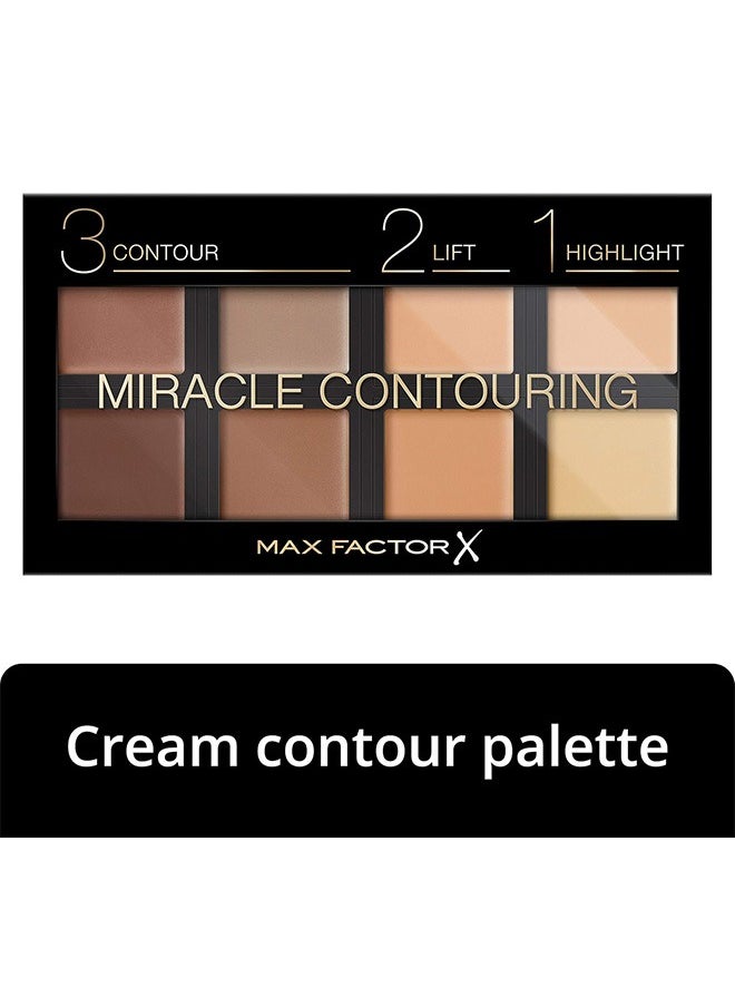 Max Factor - Max Factor Miracle Contouring Palette Universal 10 - Contouring and Highlighter Palette in One - For the Perfect Face Contour - 1 x 30g - Image 1