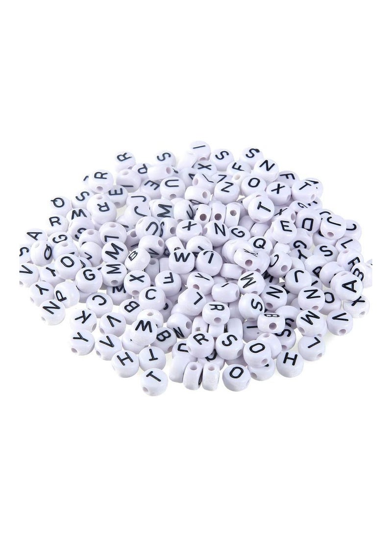 BLOOMING TIME Bracelet Beads With A-Z Alphabet Letter DIY Bead Making Kit With Rope  - Image 4