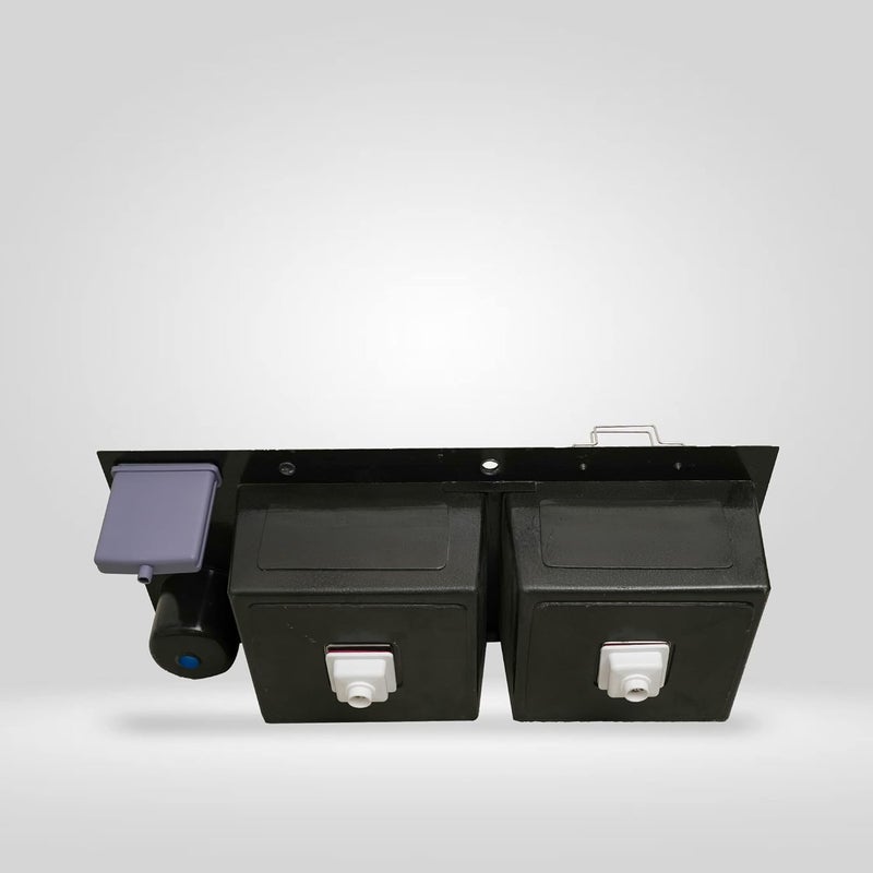 BLACKADO PREMIUM SINKS BLACKADO PREMIUM SINKS 304 GRADE STAINLESS STEEL HANDMADE KITCHEN SINKS 45 20 10 INCH DOUBLE BOWL WITH DUSTBIN - Image 3