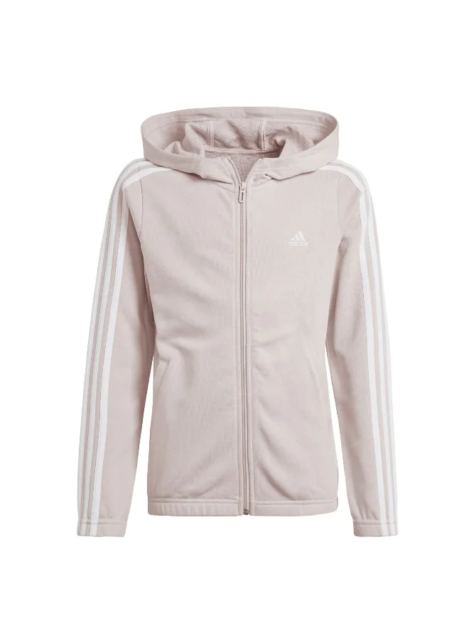 اديداس adidas G 3S Fz Hd Pink Training Track Tops 7-8Y