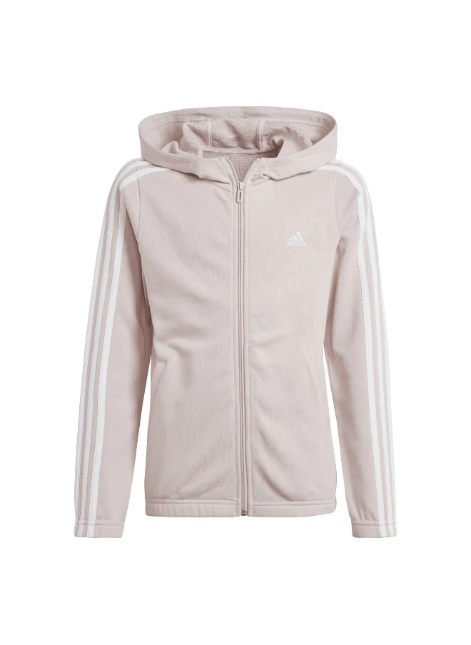 اديداس adidas G 3S Fz Hd Pink Training Track Tops 7-8Y