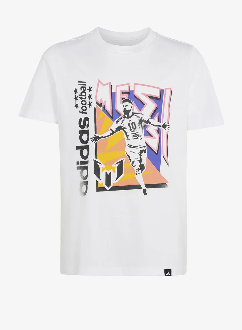Adidas Youth Messi Fun Graphic T-Shirt