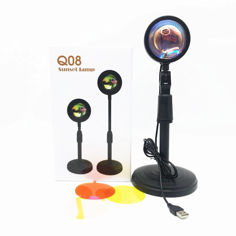 Experience Relaxing Sunset Lighting with Qo8 Sunset Lamp - Image 1