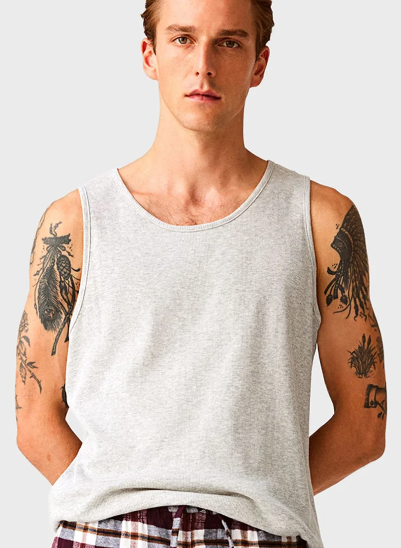 H&M Checked Regular Fit Pyjama