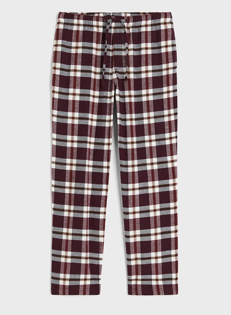 H&M Checked Regular Fit Pyjama