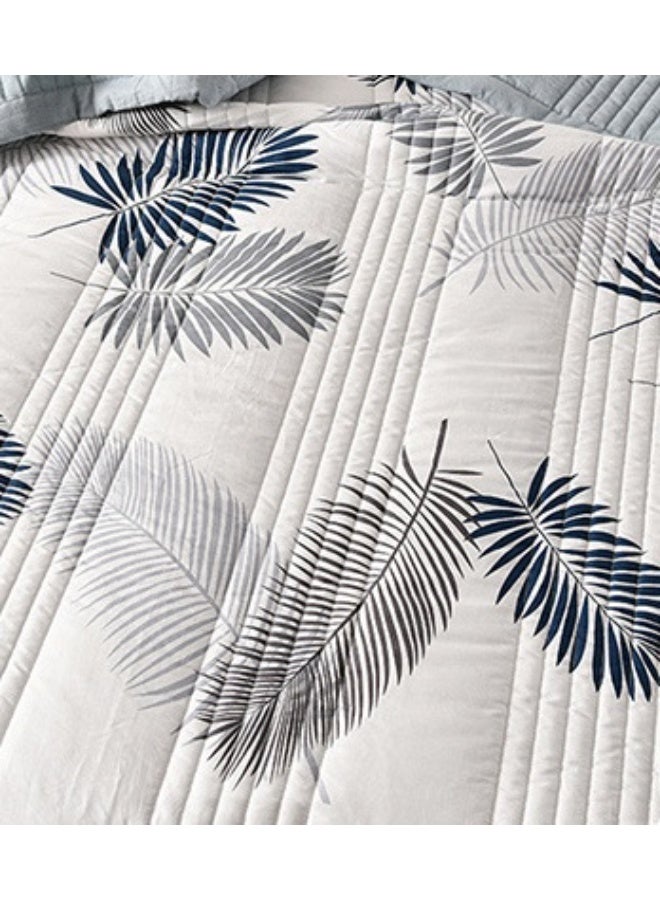 MIXDE Queen Size Quilt  Overall washable Soft Blanket  Washed Cotton Material Bed Quilt Soft and Breathable Lightweight for Spring Summer Autumn Air-conditioned Room Summer Quilt - Image 4