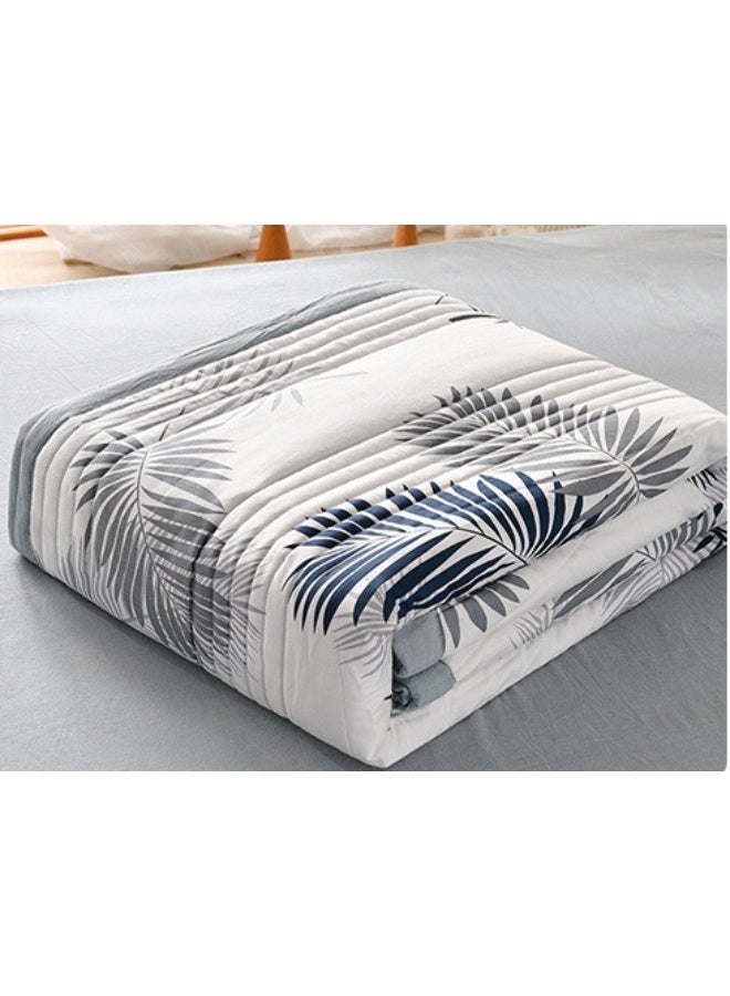 MIXDE Queen Size Quilt  Overall washable Soft Blanket  Washed Cotton Material Bed Quilt Soft and Breathable Lightweight for Spring Summer Autumn Air-conditioned Room Summer Quilt - Image 2