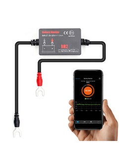 Generic BT4.0 6~20V Input Voltage Battery Monitor Automobile Battery Monitor Tool Diagnostic Tools Connect Smartphone APP for 12 V Vehicle Battery  - Image 4