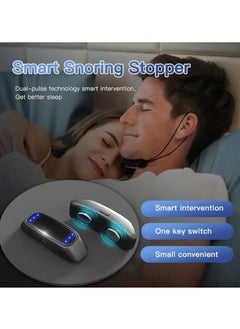 General Anti-snoring smart device, USB rechargeable smart device with gear indicator, 6 adjustable gears and automatic snoring detection, unisex  - Image 3