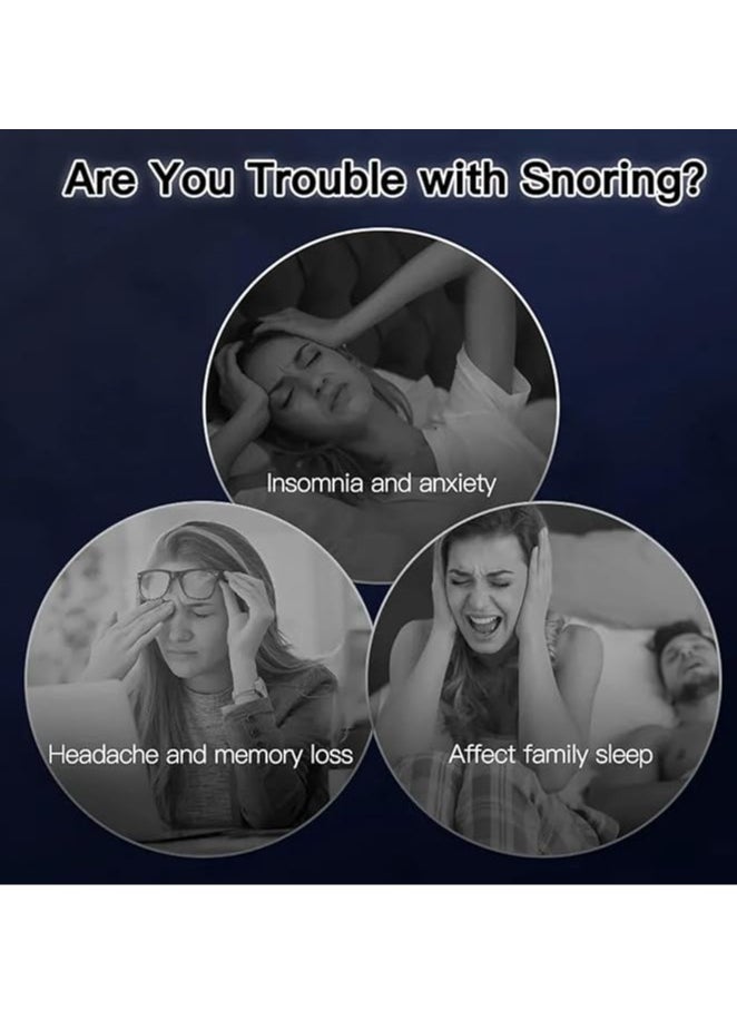 General - Anti-snoring smart device, USB rechargeable smart device with gear indicator, 6 adjustable gears and automatic snoring detection, unisex - Image 1