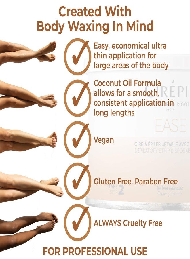 Cirepil - Ease Wax - 400g / 14.11 oz Wax Tin - Unscented - Creamy Texture - Perfect for Large Areas - Best for Fine Hair & Dry Skin Types - Strips Needed - Image 5