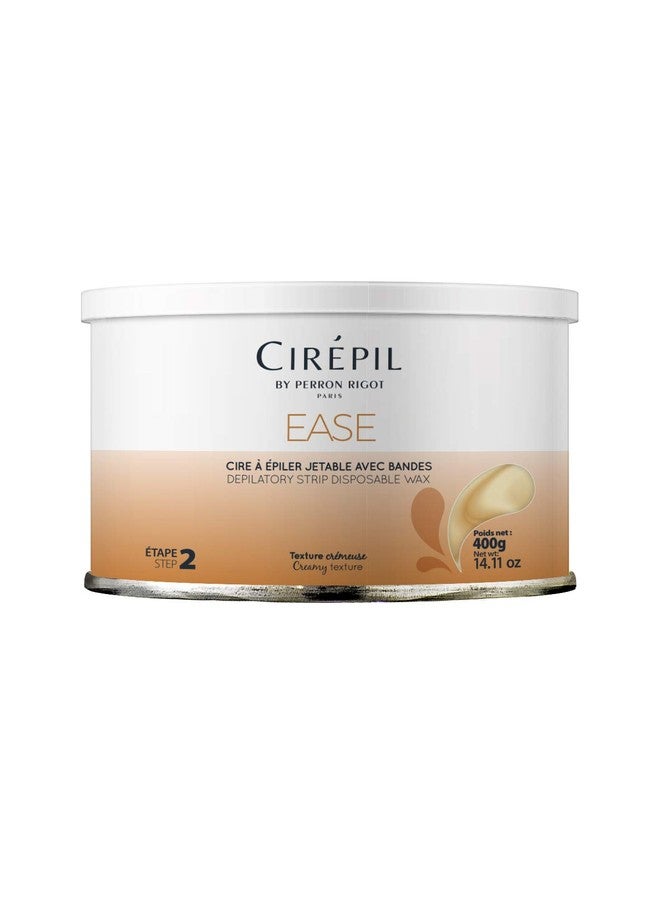 Cirepil - Ease Wax - 400g / 14.11 oz Wax Tin - Unscented - Creamy Texture - Perfect for Large Areas - Best for Fine Hair & Dry Skin Types - Strips Needed - Image 1