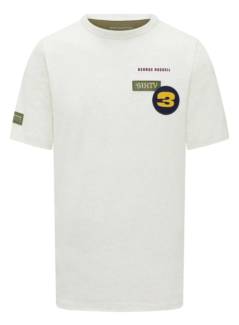 AMG Petronas Formula 1 Team  George Russell "Vintage" - Mercedes-AMG T-shirt for Men | Best Price UAE