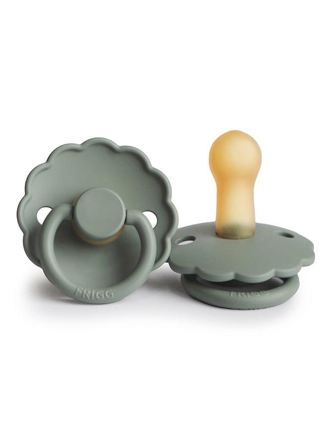 FRIGG Daisy Silicone Baby Pacifier 6-18M 1-Pack Lily Pad - Size 2 - Image 2