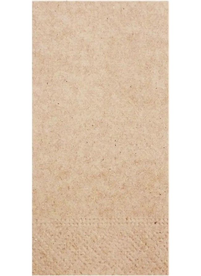 Kraft Waiter Folding Napkin 33x33 cm 100 Pieces  - Image 2