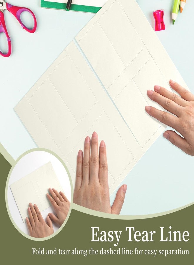 Goefun Cream Printable Place Cards 2" x 3.5", Goefun 160 Pcs Tent Card 65lb Blank Name Cards for Table Setting, Wedding, Dinner Party & Metting - Image 4