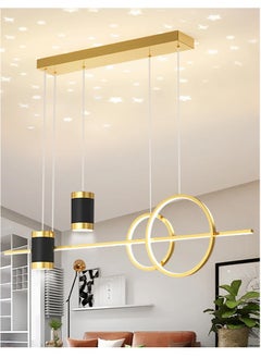 Sumkyle LED Modern Wave Shape Pendant Light 45W Dimmable Chandelier Hanging Lighting Fixture Black Chandeliers For Dining Room Restaurant Kitchen Island Table  - Image 5