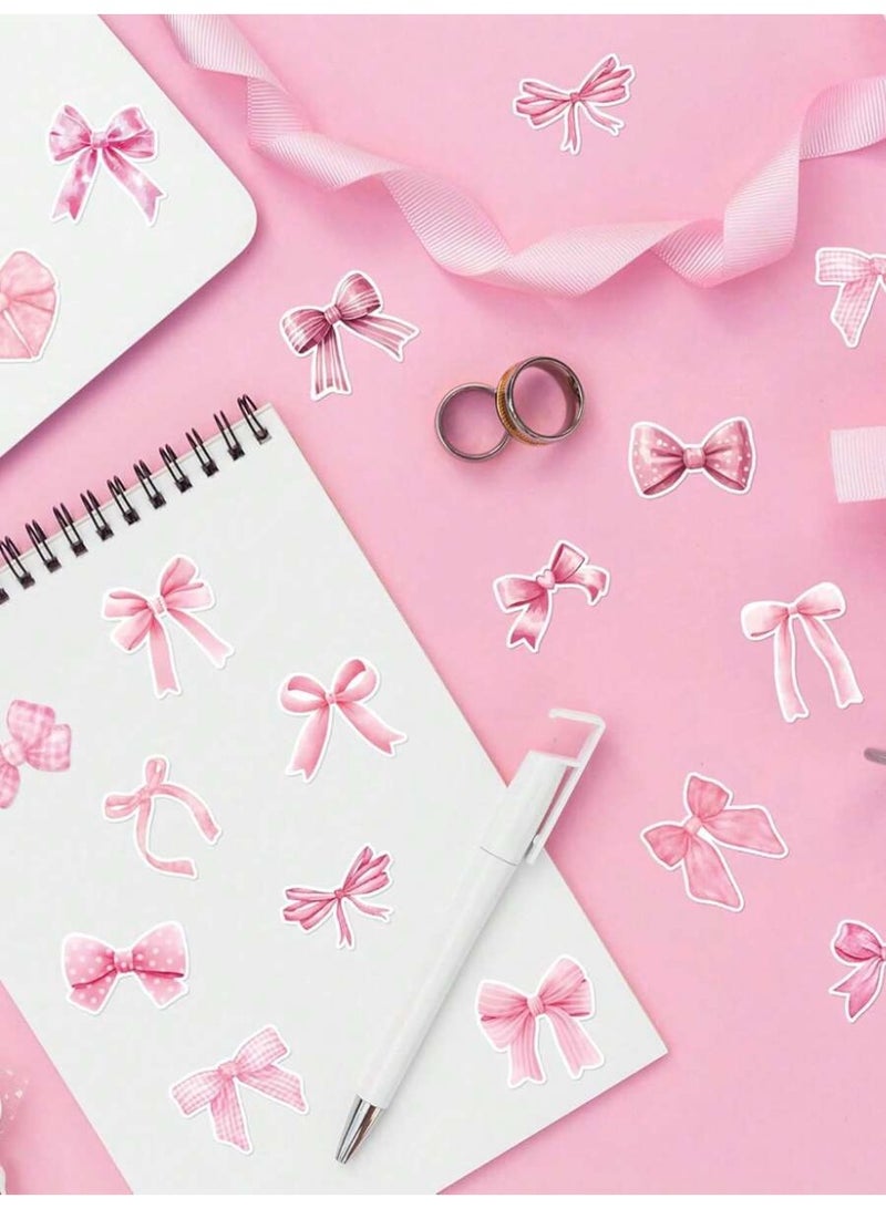 ملصقات أشرطة وردية - 1000 قطعة ملصقات أشرطة وردية أنيقة في لفتين ملصقات فينيل مقاومة للماء ذات طابع أنثوي لهدايا أجهزة الكمبيوتر المحمولة الزجاجات سجلات القصاصات الأمتعة أجهزة الكمبيوتر المغلفات ديكور للأطفال - Image 2